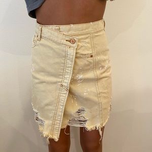 Free People mini skirt